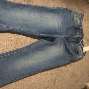 Blue wax jeans